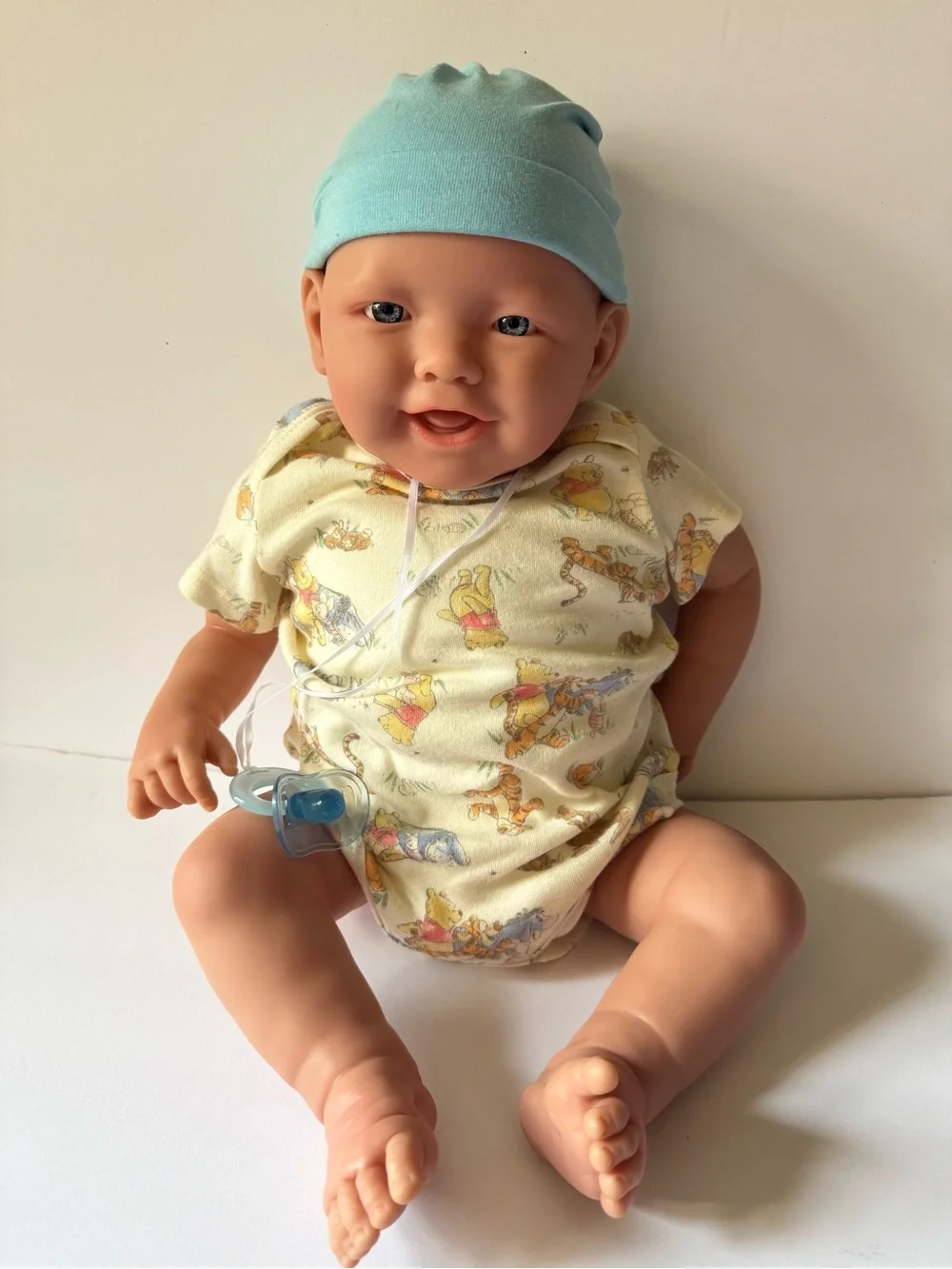 Berenguer Life Sized Cloth Body Vinyl Limbs Chubby Open Mouth Reborn Boy Doll